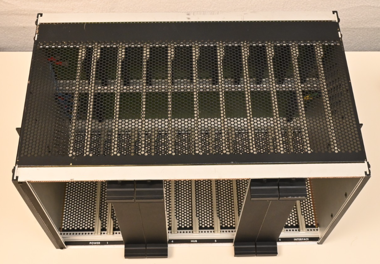 6U Schroff Style Card Slot Chassis 262mm Card Height  Backplane AG Comm. Systems