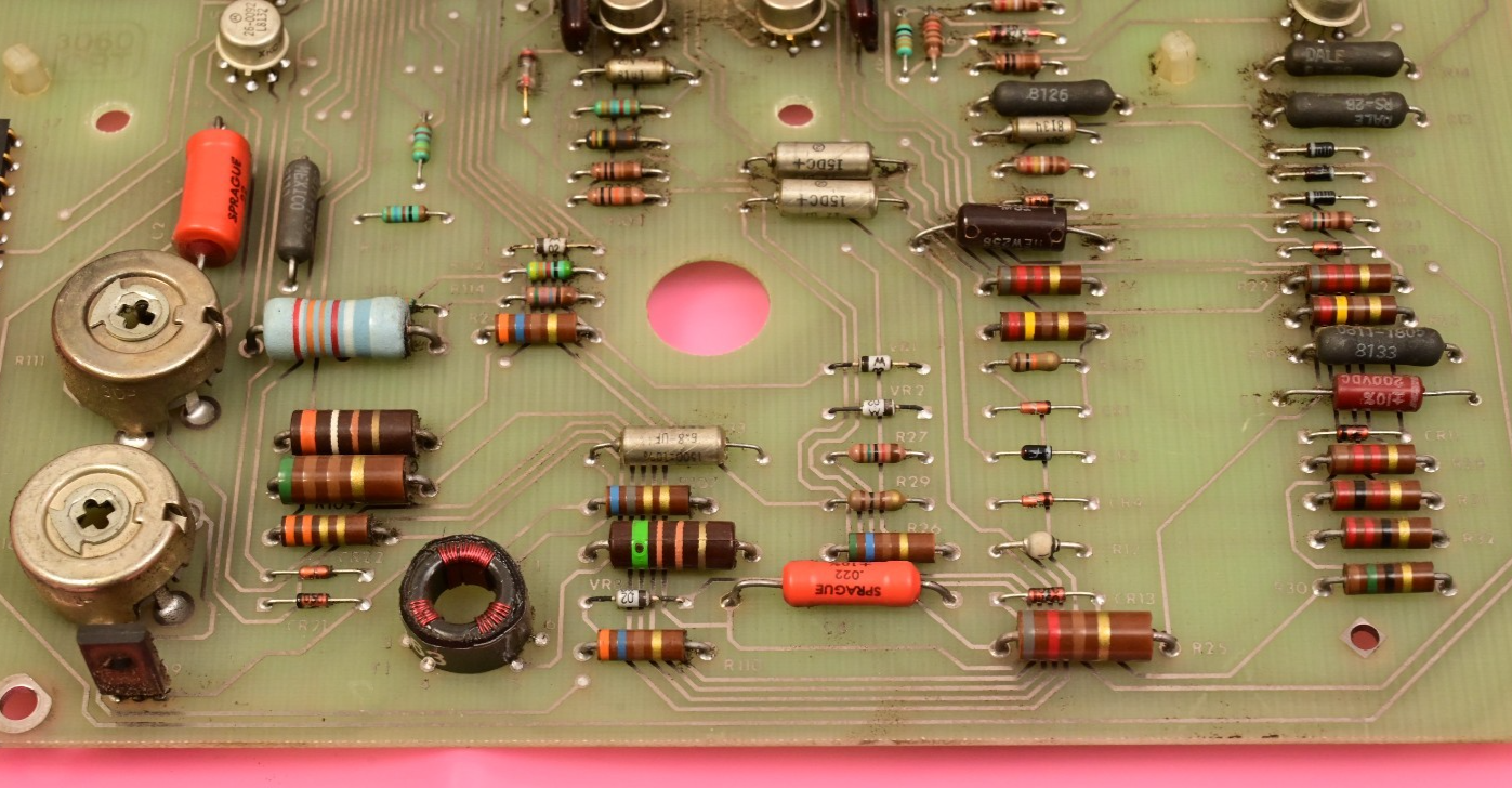 Vintage Hewlett Packard 6002A Control Board Vintage ICs Sprague 2000uF Gold Conn