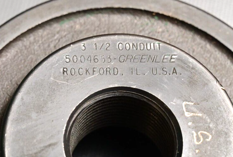 Greenlee 3-1/2" Conduit Punch (no die) P/N 5004653 Military Surplus
