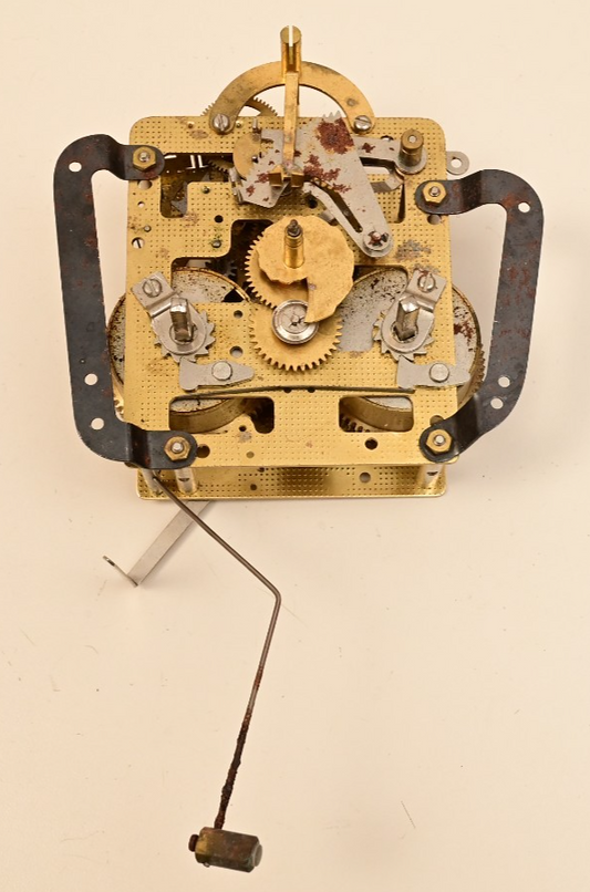 Seth Thomas A208-002 Clock Movement 8-Day Dual Train Strike Made in West Germany
