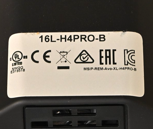 Avigilon 16L-H4PRO-B 16MP Network Camera Canon EF Lens Mount PoE SD Edge Tested