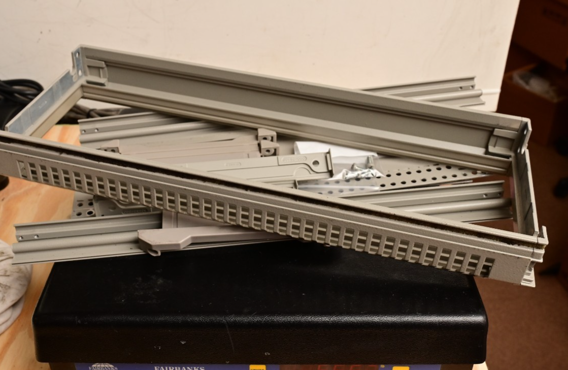 Schroff 4U Rack Mount Chassis Open Shell 19" Aluminum Enclosure