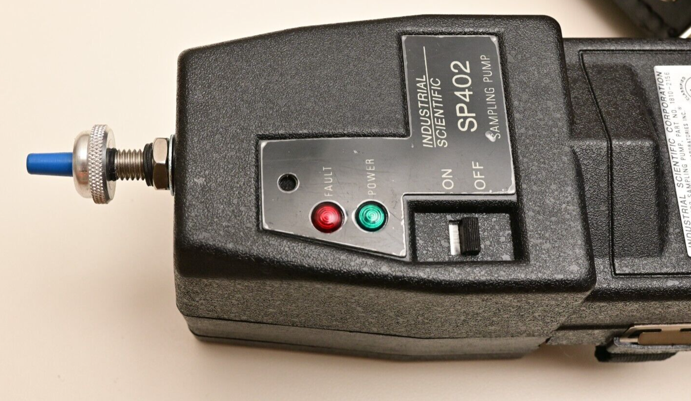 Industrial Scientific SP402 Sampling Pump & LTX312 Multi-Gas Monitor w/ VHS Tape