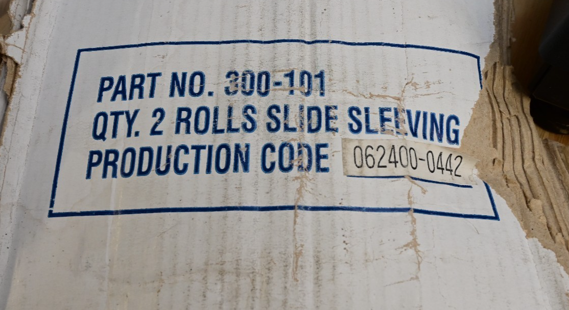 Pakon Plastic Slide Sleeving for Mounted Slides ~9lb Roll Vintage 35mm NOS