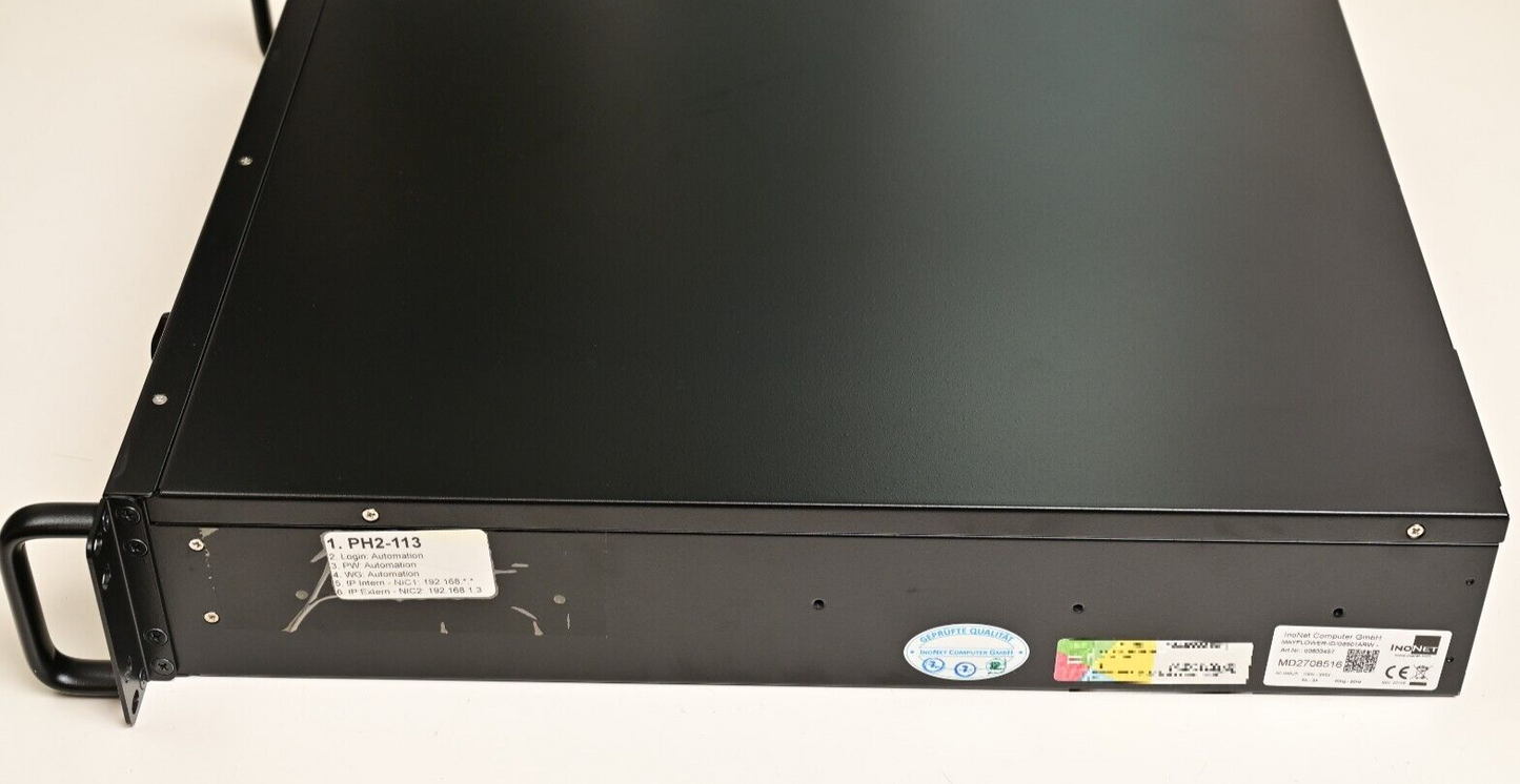 Inonet 2U Industrial PC Mayflower-ID/G8501ARW Advantech AIMB-782 2xSFF RAID GigE