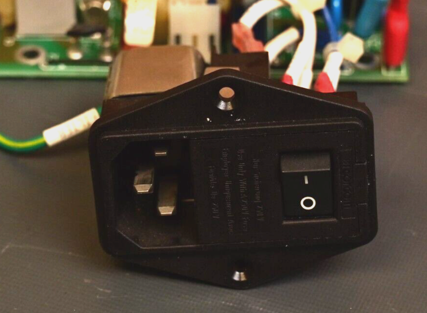 Cherokee International QF23L1 DC Power Supply w/ Line Module & Wiring As-Is