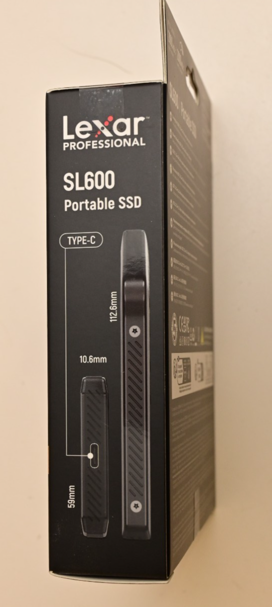 Lexar Professional SL600 4TB Portable SSD USB 3.2 Gen 2x2 2000MB/s New Sealed