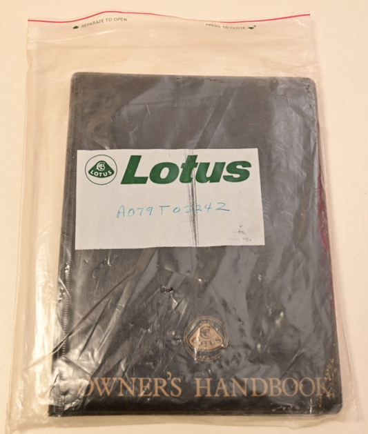 Lotus Esprit S1 Owner's Handbook NOS or Reprint? 1976 P/N A079T03242
