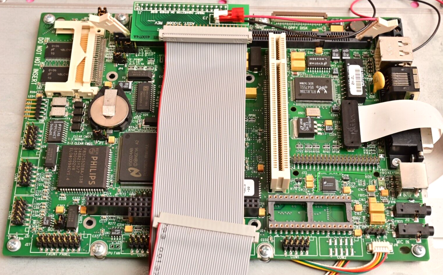 ZF Microsystems Single Board Computer PC Hitachi LCD Screen Vintage PC/104 PCI