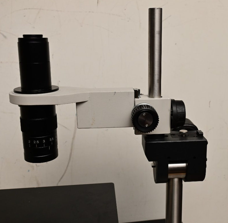 Keyence VHX-100K Microscope Stand w/ Unknown C-Mount Lens Heavy Duty Adjustable