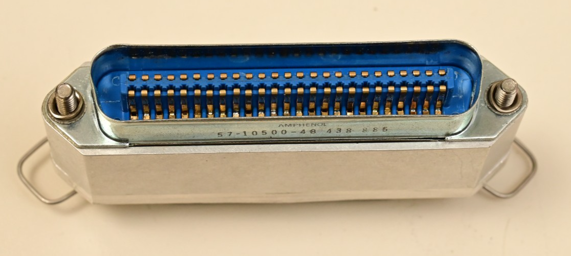 Vintage Hewlett Packard HPIB/GPIB Amphenol Connectors Adapters Gold Plated 8620A