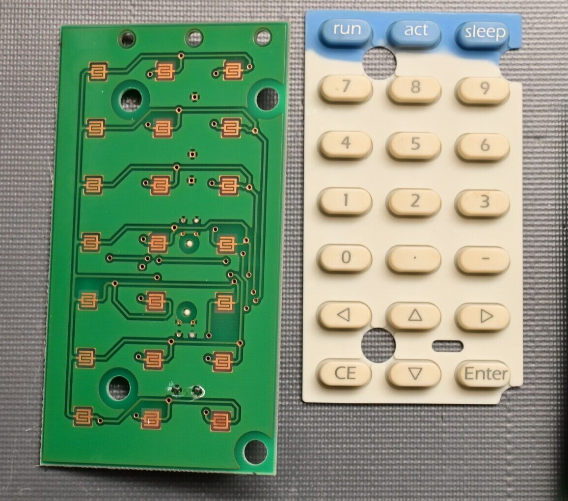 Shimadzu SCL-10A Front Panel Keypad PCBs & Buttons w/ TDK PCU-554 LCD Inverter