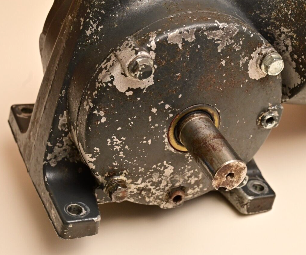 Browning 1HP Motor with 31:1 Right Angle Syncrogear Reducer A05-E435-N 3-Phase