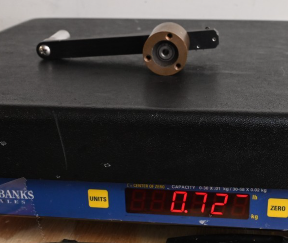 Reel to Reel Tension Arm Idler w/ Cherry Switch AMPEX? VTR-6 VTR-80 Brass/Alum