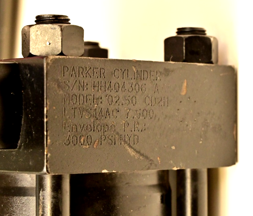 QTY 2 Parker Series 2H Hydraulic Cylinders 2.5"x7.5" 02.50 CD2HLTVS14AC 3000PSI