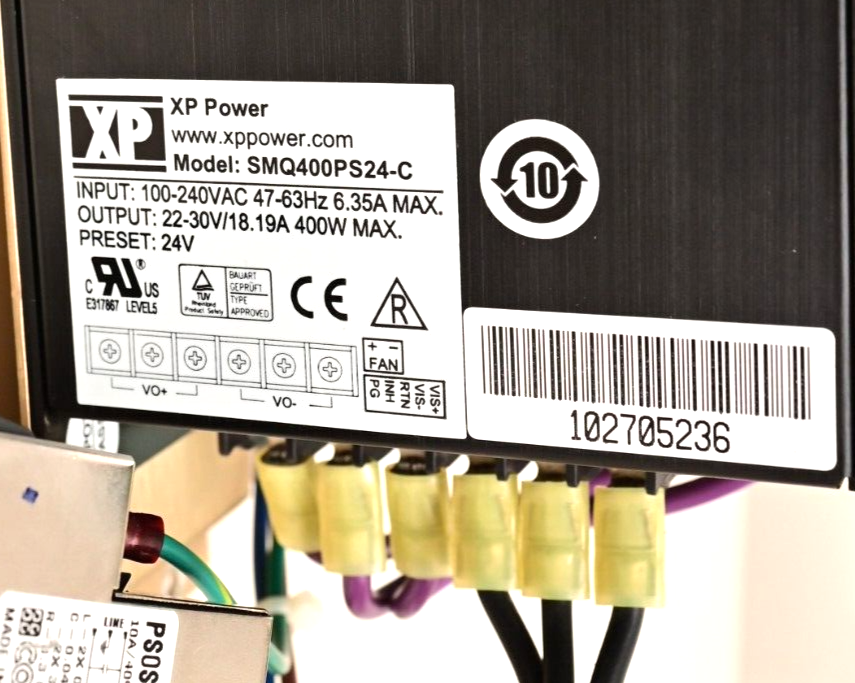 XP Power 24V DC Power Supply SMQ400PS24-C 22-30V@18.19A 400W Corcom Line Module