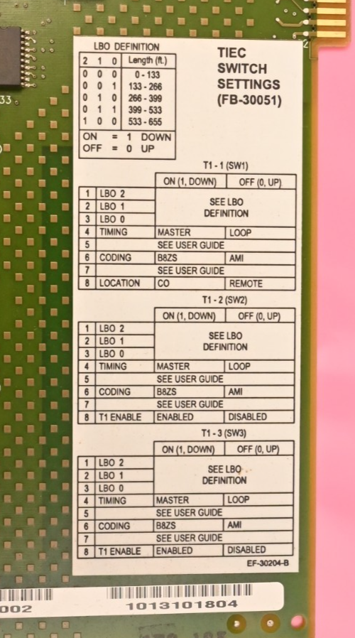 AG Communication Systems TIEC Card Motorola 68k Processor Micron Micron SIMM-72