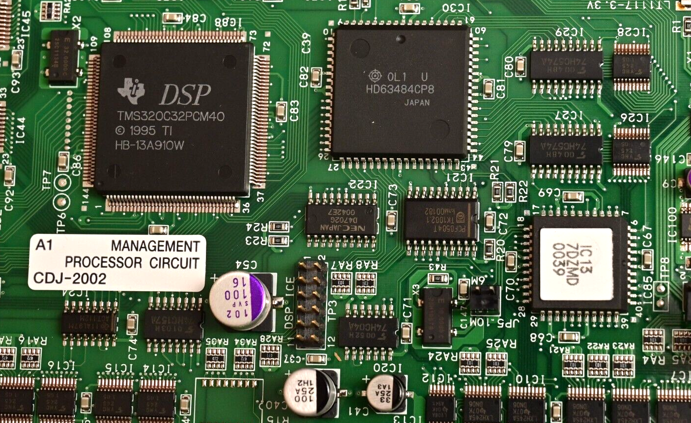 JRC Agilent Management Processor Circuit PCB CDJ-2002 E6393-61001