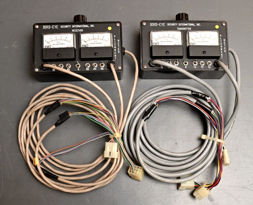 Bird-Eye Security Alignment Meter Transmitter & Receiver Pair Military Test Set