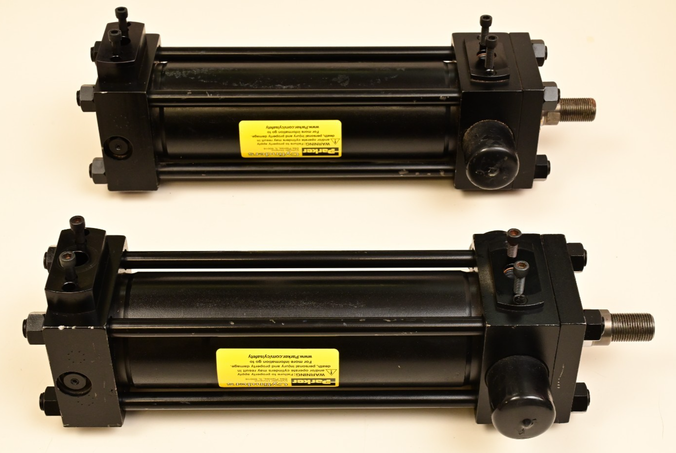 QTY 2 Parker Series 2H Hydraulic Cylinders 2.5"x7.5" 02.50 CD2HLTVS14AC 3000PSI