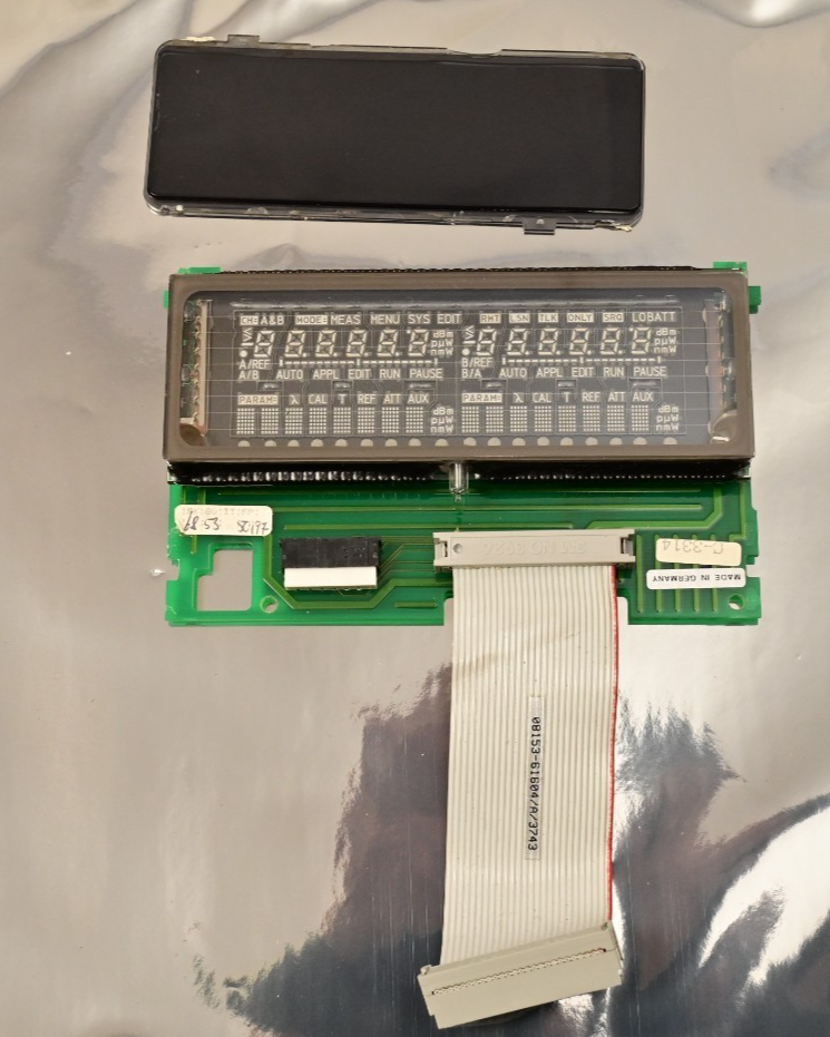 HP 8156A Vacuum Fluorescent Display VFD PC Board 8153-66504
