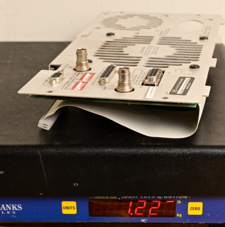 HP 64700B Emulator Rear Panel w/ Fan AUI/Token Ethernet Connectors