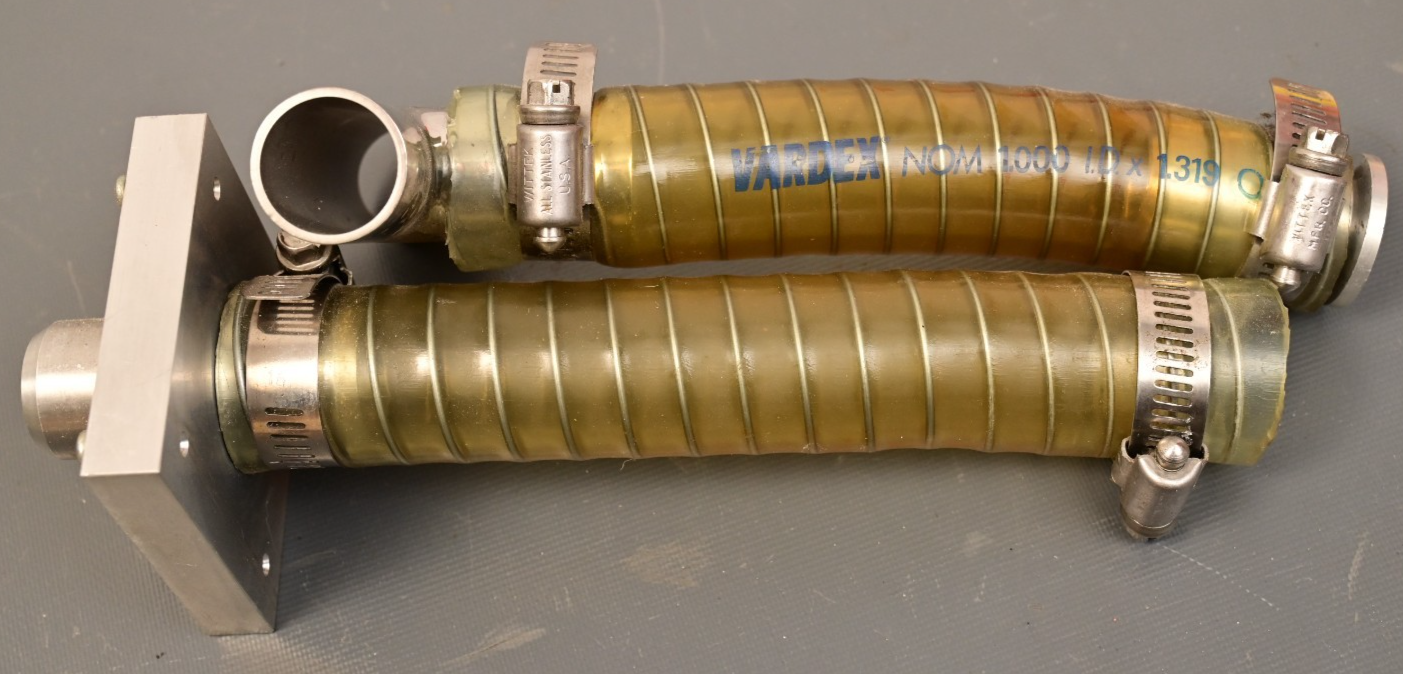Waters Mass Spectrometer Rough-In Pump Adapters & Hoses Aluminum VARDEX