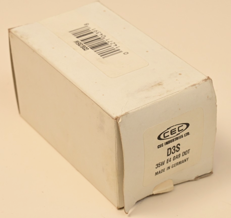 CEC Philips XenEcoStart 0A19 D3S 35W HID Xenon Bulb NOS Volvo