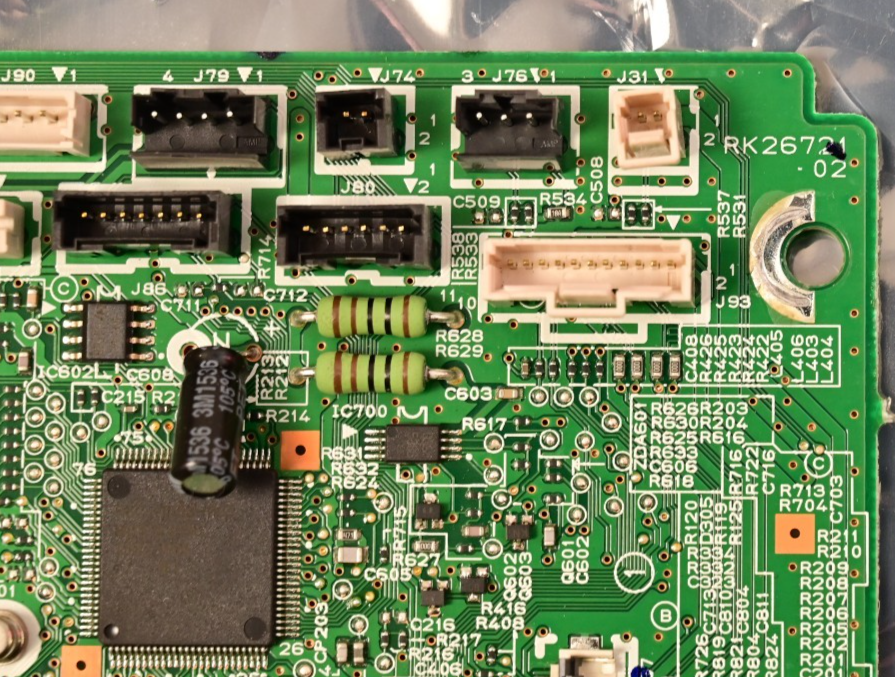 HP LaserJet Enterprise M604, M605, M606 DC Controller Board RM2-7643