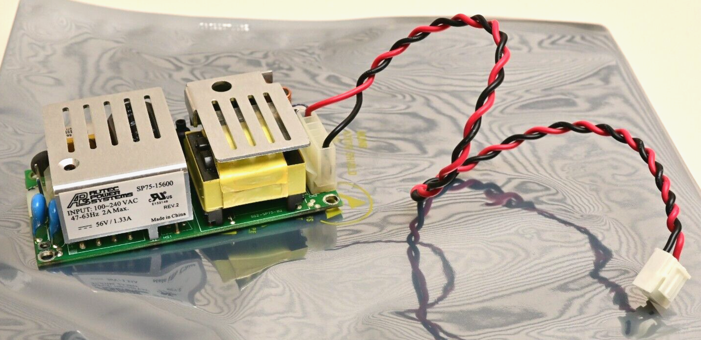Autec Power Systems SP75-15600 DC Power Supply 56V@1.33A 75W PoE w/ Pigtail