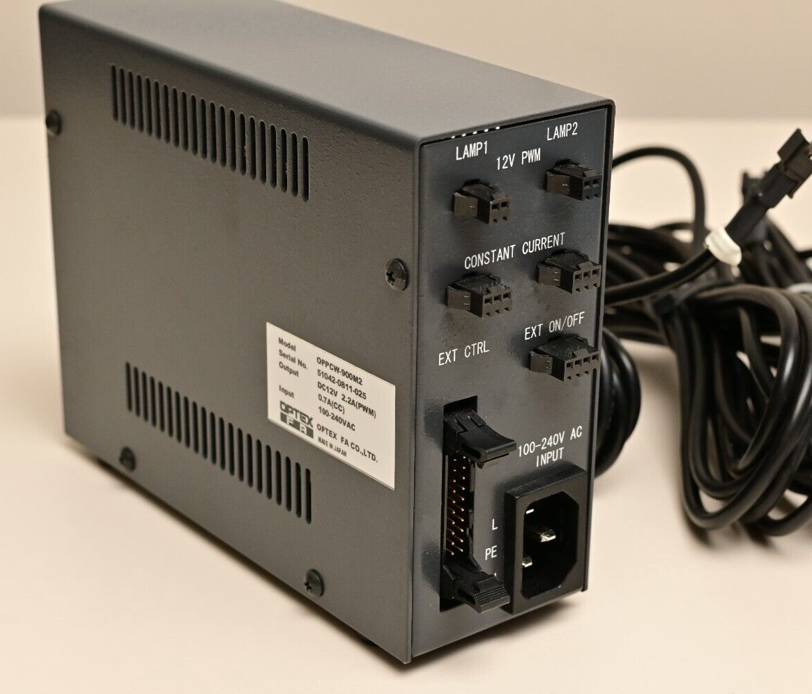 OPTEX FA Machine Vision LED Dual Power Supply Constant Current & PWM OPPCW-900M2