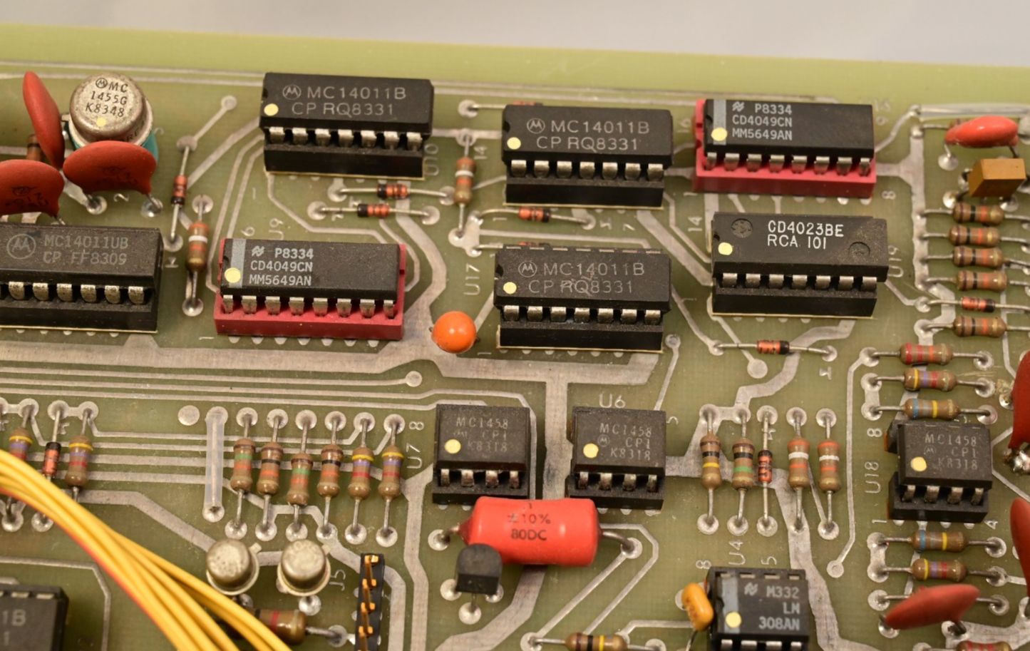 MK Instruments 252A Exhaust Valve Controller PC Board Vintage ICs ALCO Switches