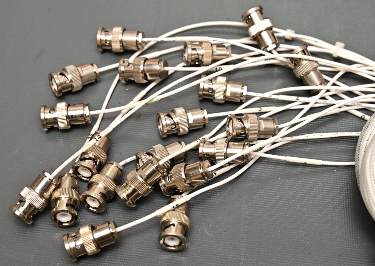 BD Becton-Dickinson LSR II Flow Cytometer BNC to BNC Cable Set of 20 Cables