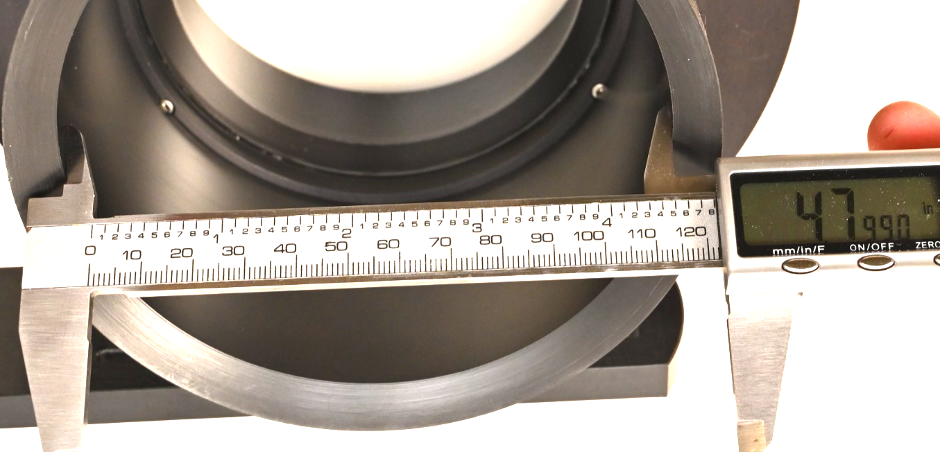 Integrating Sphere Optical Glass Port for Optical Bench ~4.5" Window Vacuum Seal