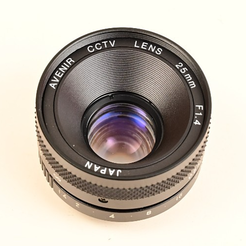 Avenir CCTV Lens 25mm f/1.4 C-Mount Machine Vision Scientific Japan