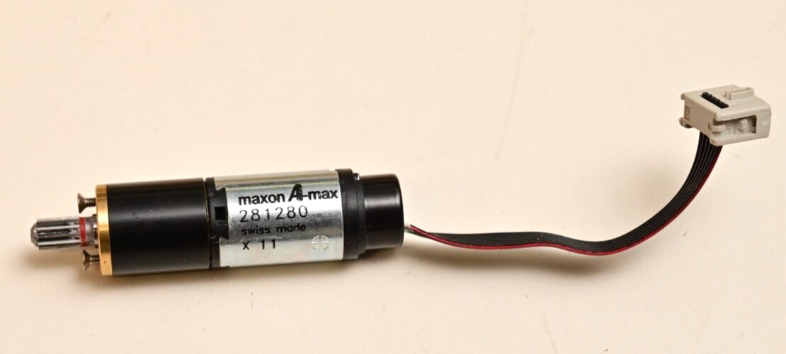Maxon A-Max Miniature DC Motor w/ Gear Reduction 281280 X11 Swiss Hall Encoder