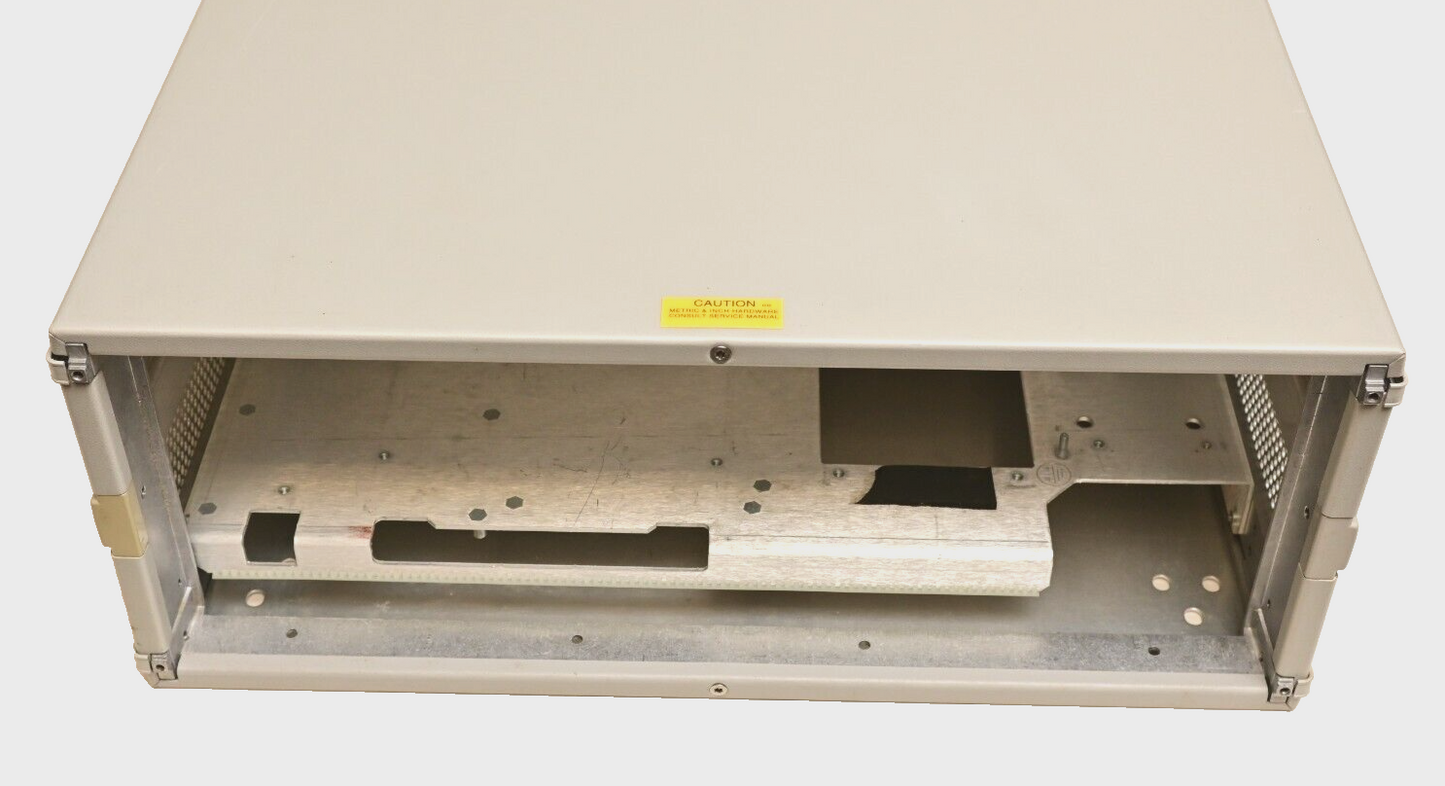 Agilent 4U x 22" Empty Rack Mount Chassis Aluminum Project Enclosure w/ Handles