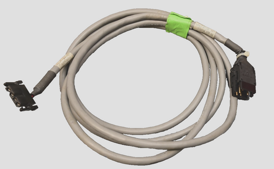 Cable with Burndy Rectangular Military-Style Connector to Gold Plated 5/9P