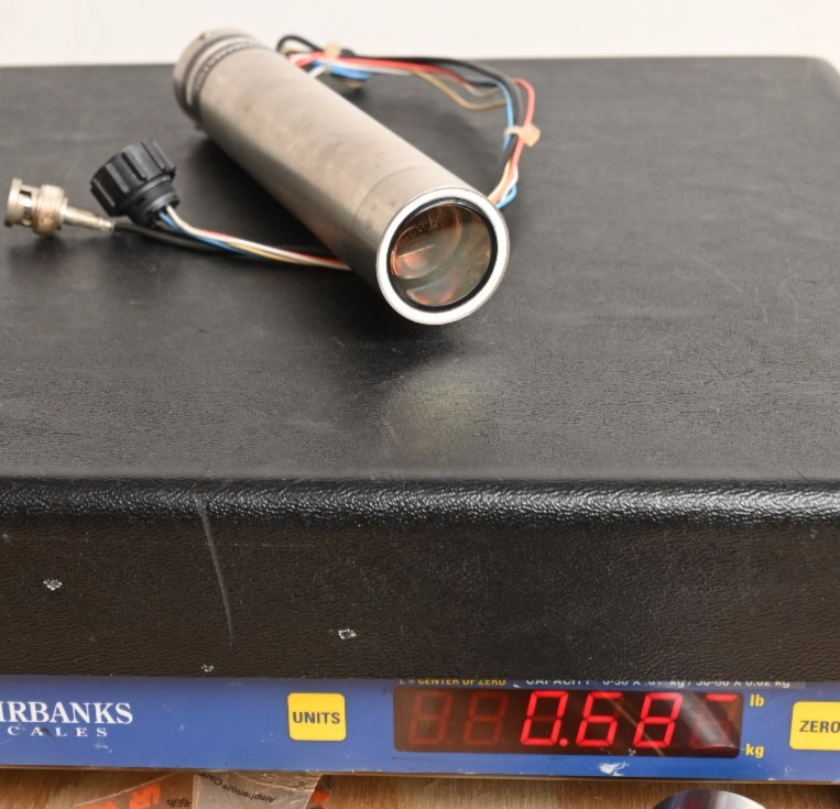 Hamamatsu PMT Detector & HV Supply HC124-06 Stainless/UV Window AMP 206434-1