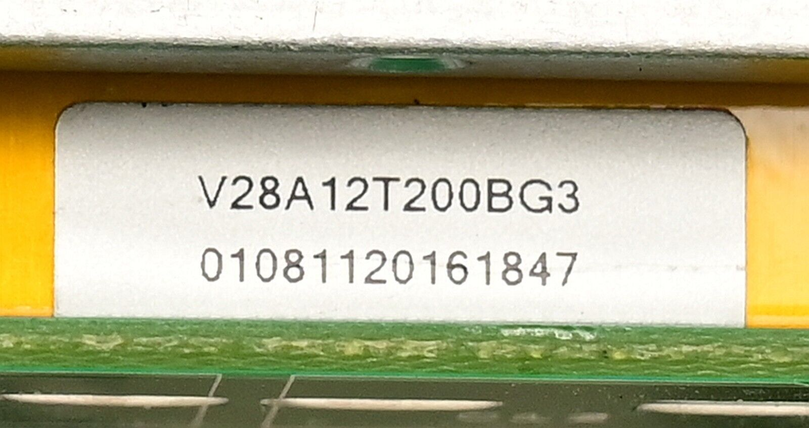 VICOR V28A12T200BG3 Isolated DC/DC Converter 9-36V to 12V 200W w/ Capacitor PCB