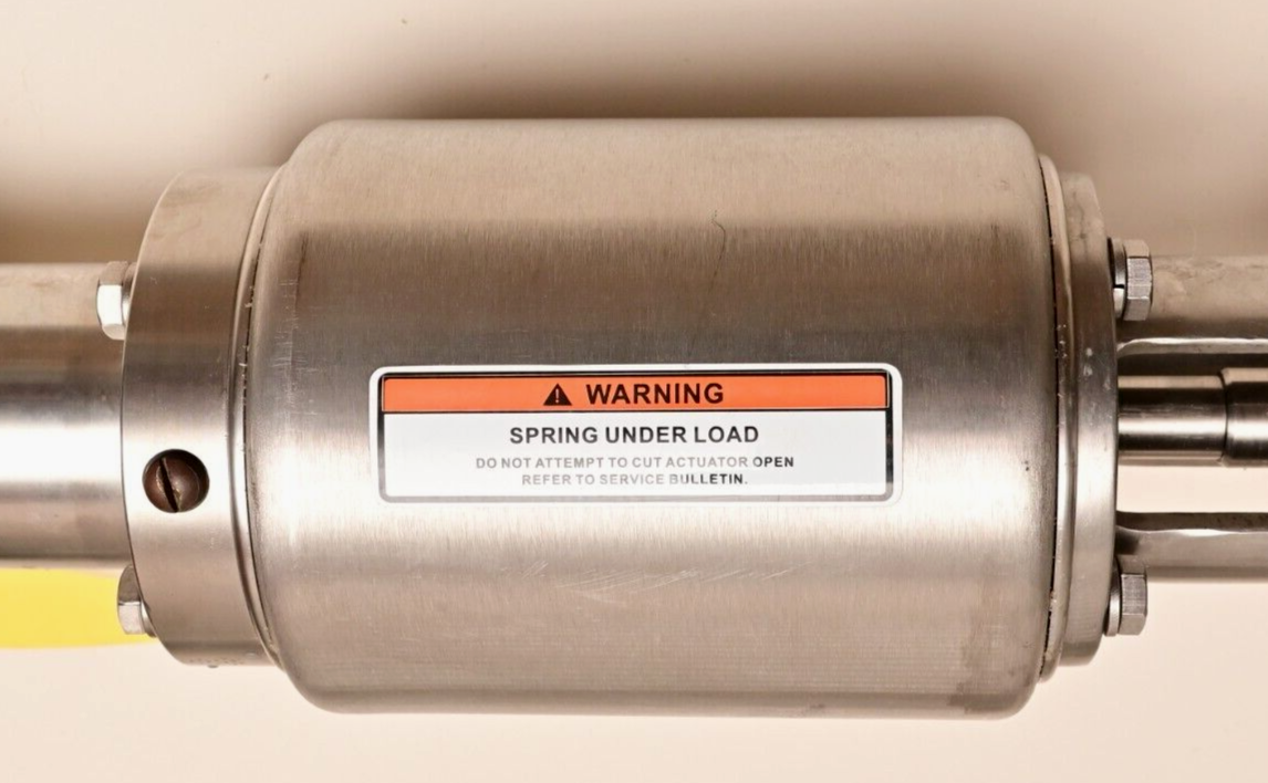 Alfa Laval 316L 3" Throttling Valve 771S-21M-24P-x-316L Siemens 73N-B Positioner
