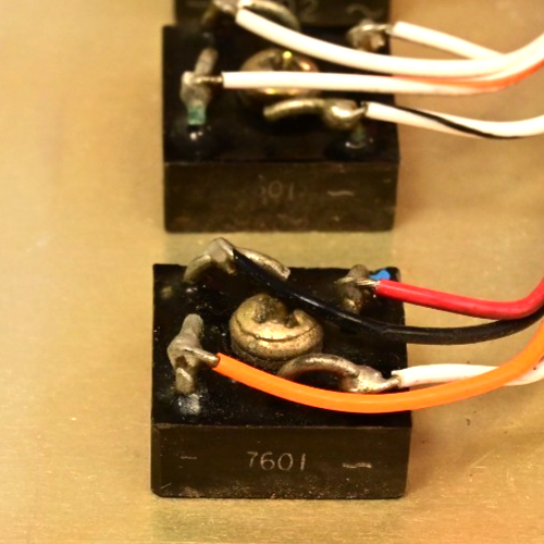CEA Berkleonics Inverter Internal Parts Vintage Capacitors Sprague 39D Ohmite 5Ω