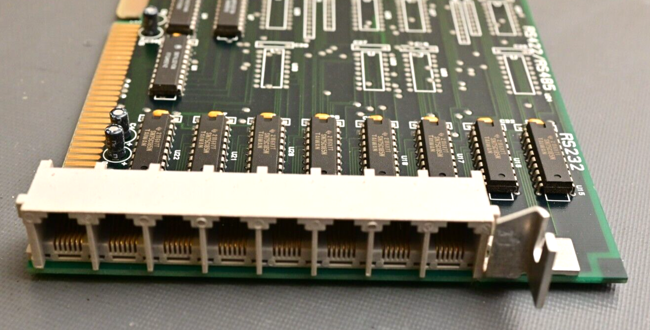 Finnigan TSQ7000 ISA RS232 Serial Interface Card SDL 8x RJ12