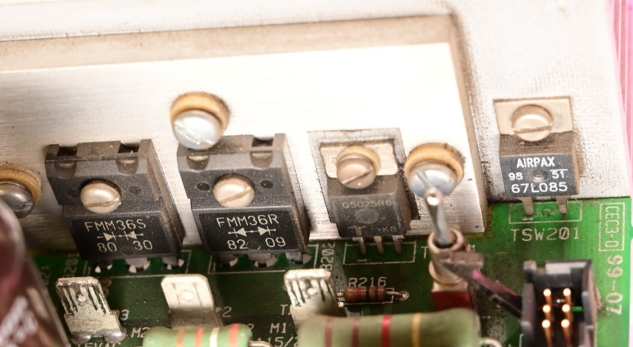 7.9 lb Laser Power Supply Parts Transformers Coils Power Transistors Heatsink