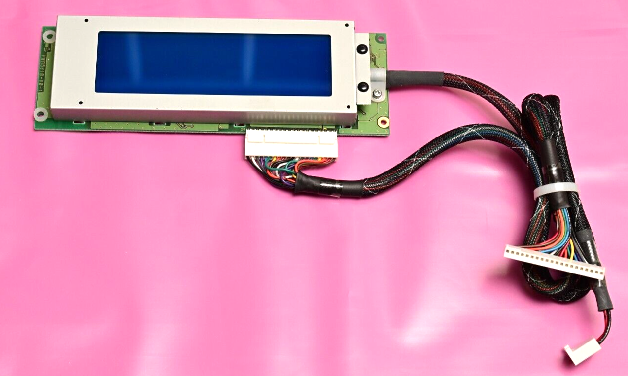 Optrex DMF5010 NB-FW-BFN LCD Display Assembly w/ Backlight Blue/White with Cable