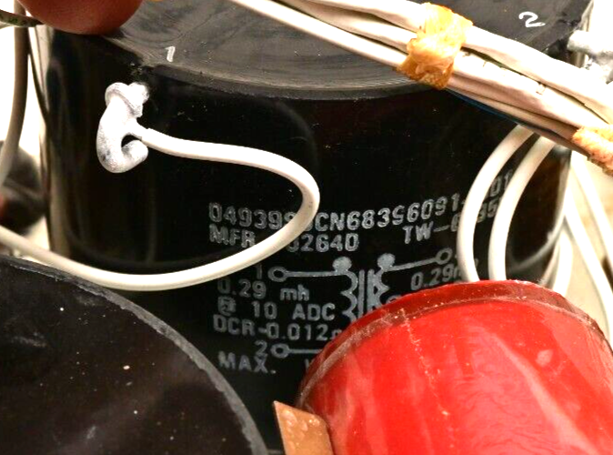 Vintage Military Power Supply Heat Sink Circuit Board Torotel Xfrmrs/Chokes/Caps