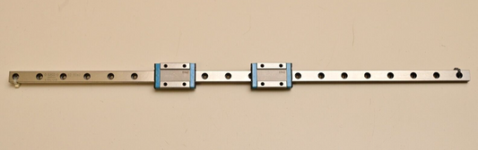IKO LWL12B Linear Bearing Slide 495mm ~19.5"  w/ 2 MLG12 Carriage Ball Bearing