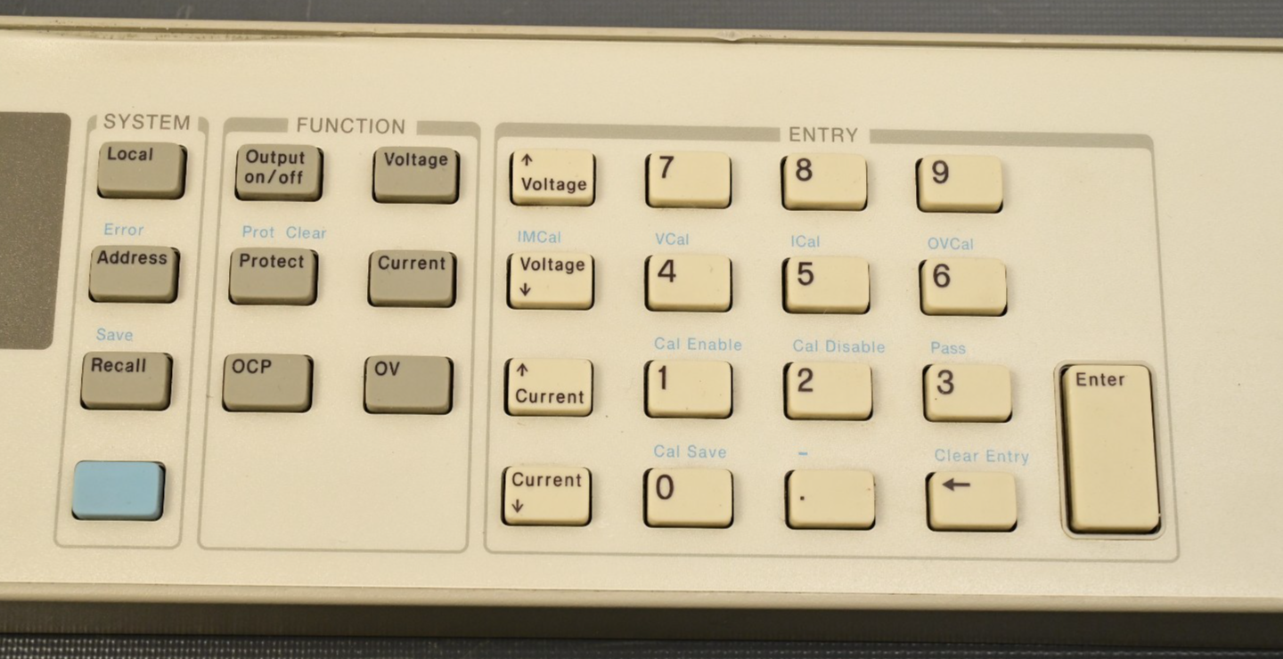 Agilent 6692A DC Power Supply Front Panel LCD Display As-is 5063-3408 5063-3473