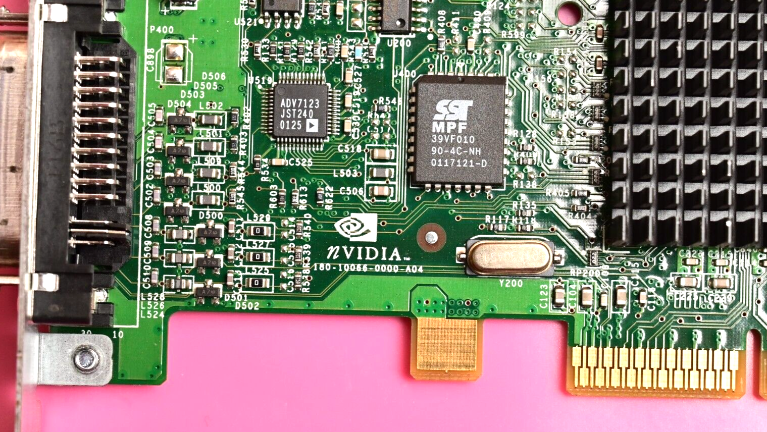nVidia PowerMac G4 AGP Video Card ADC/VGA 180-10066-0000-A04 900-06615-0436-60E