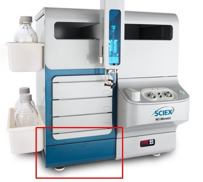 Sciex M3 MicroLC Drawer Assembly Aluminum Ball Bearing Eksigent